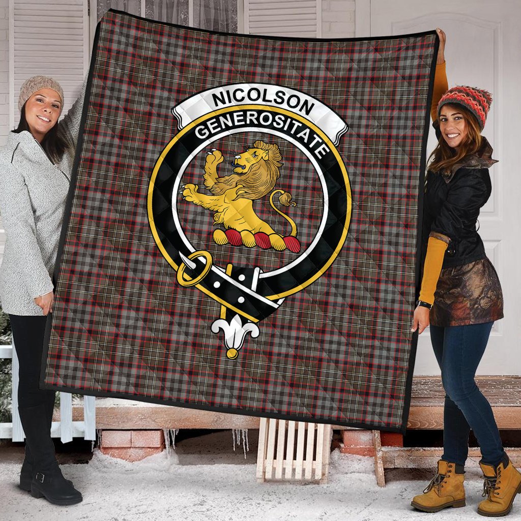 Nicolson Hunting Weathered Tartan Quilt