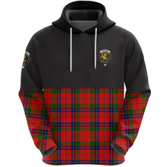 Nicolson Modern Clan Half Of Tartan Hoodie