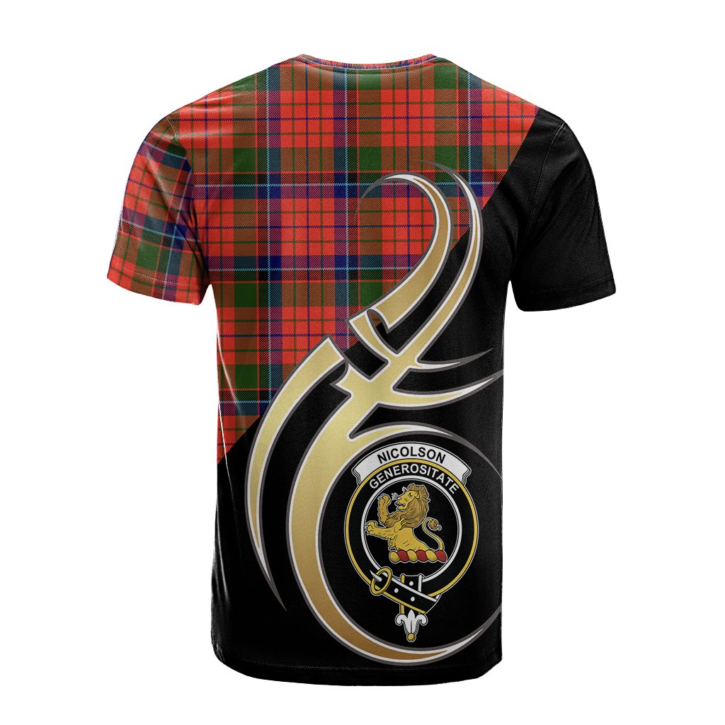 Nicolson Modern Tartan T-shirt - Believe In Me Style