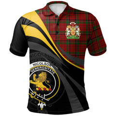 Nicolson MacNicol 03 Tartan Polo Shirt - Royal Coat Of Arms Style