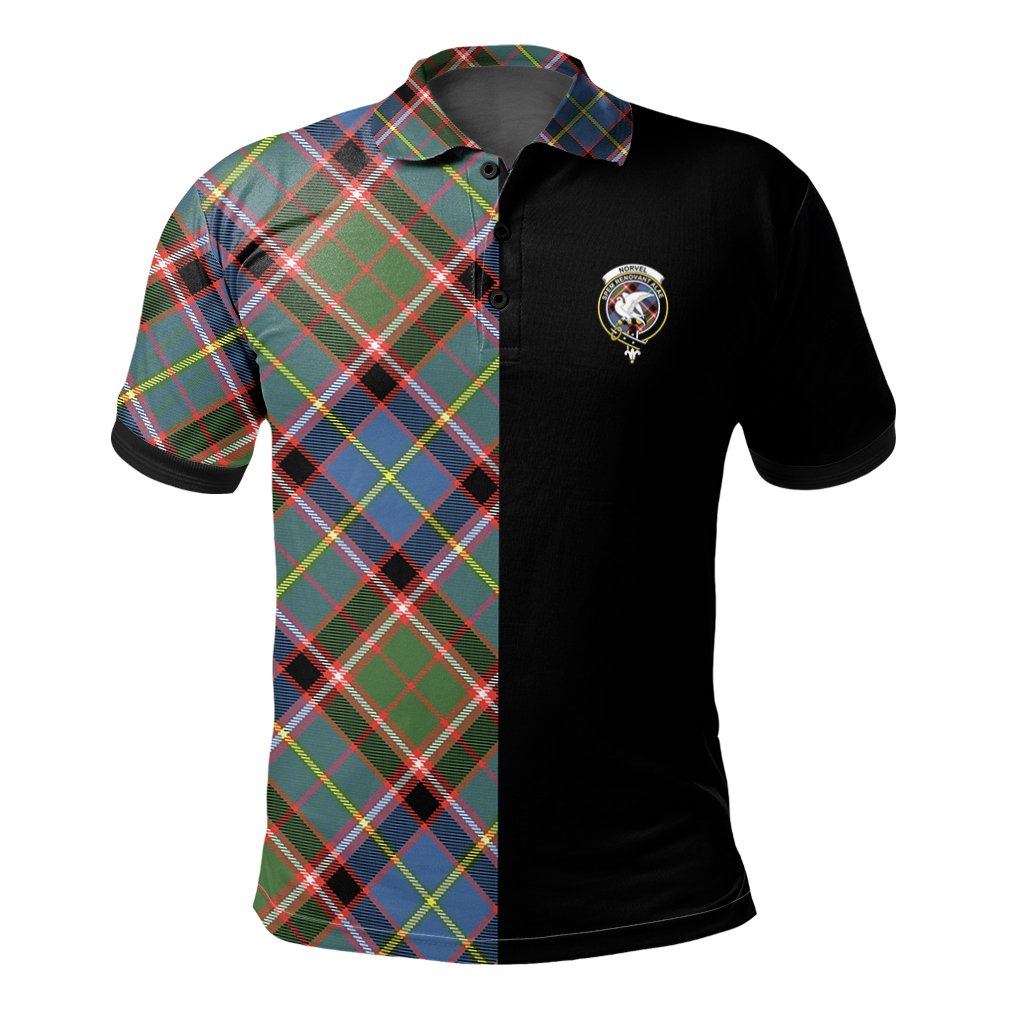 Norvel Tartan Polo Shirt Half of Me - Cross Style