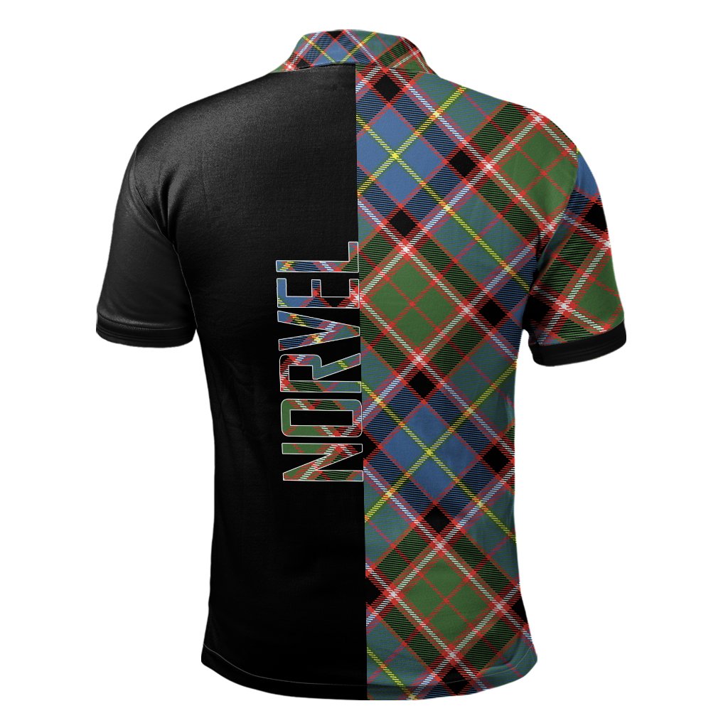 Norvel Tartan Polo Shirt Half of Me - Cross Style