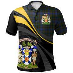Nova Scotia District 02 Tartan Polo Shirt - Royal Coat Of Arms Style