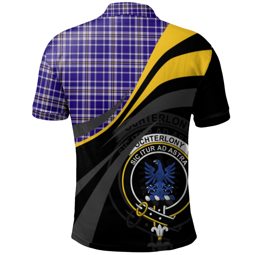 Ochterlony Tartan Polo Shirt - Royal Coat Of Arms Style