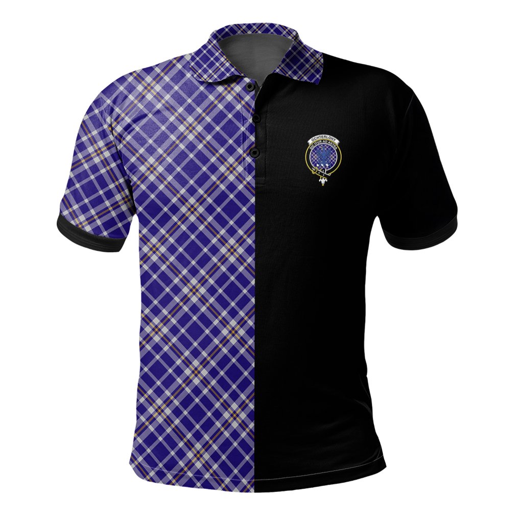 Ochterlony Tartan Polo Shirt Half of Me - Cross Style
