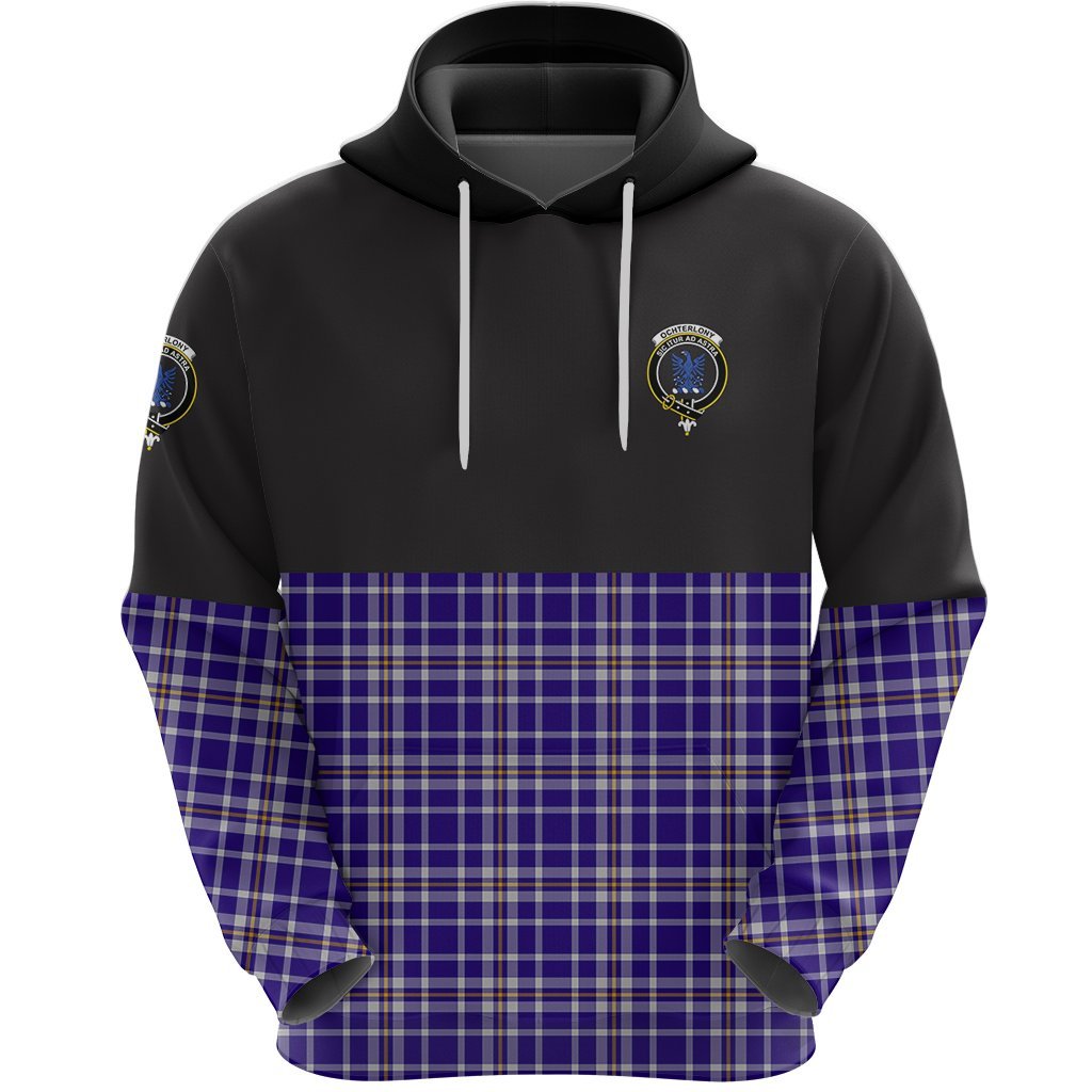 Ochterlony Clan Half Of Tartan Hoodie