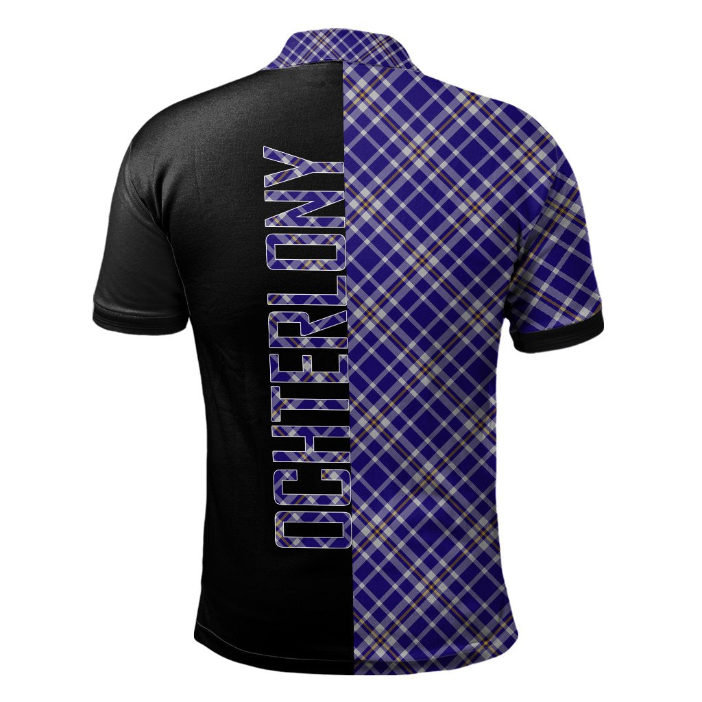 Ochterlony Tartan Polo Shirt Half of Me - Cross Style