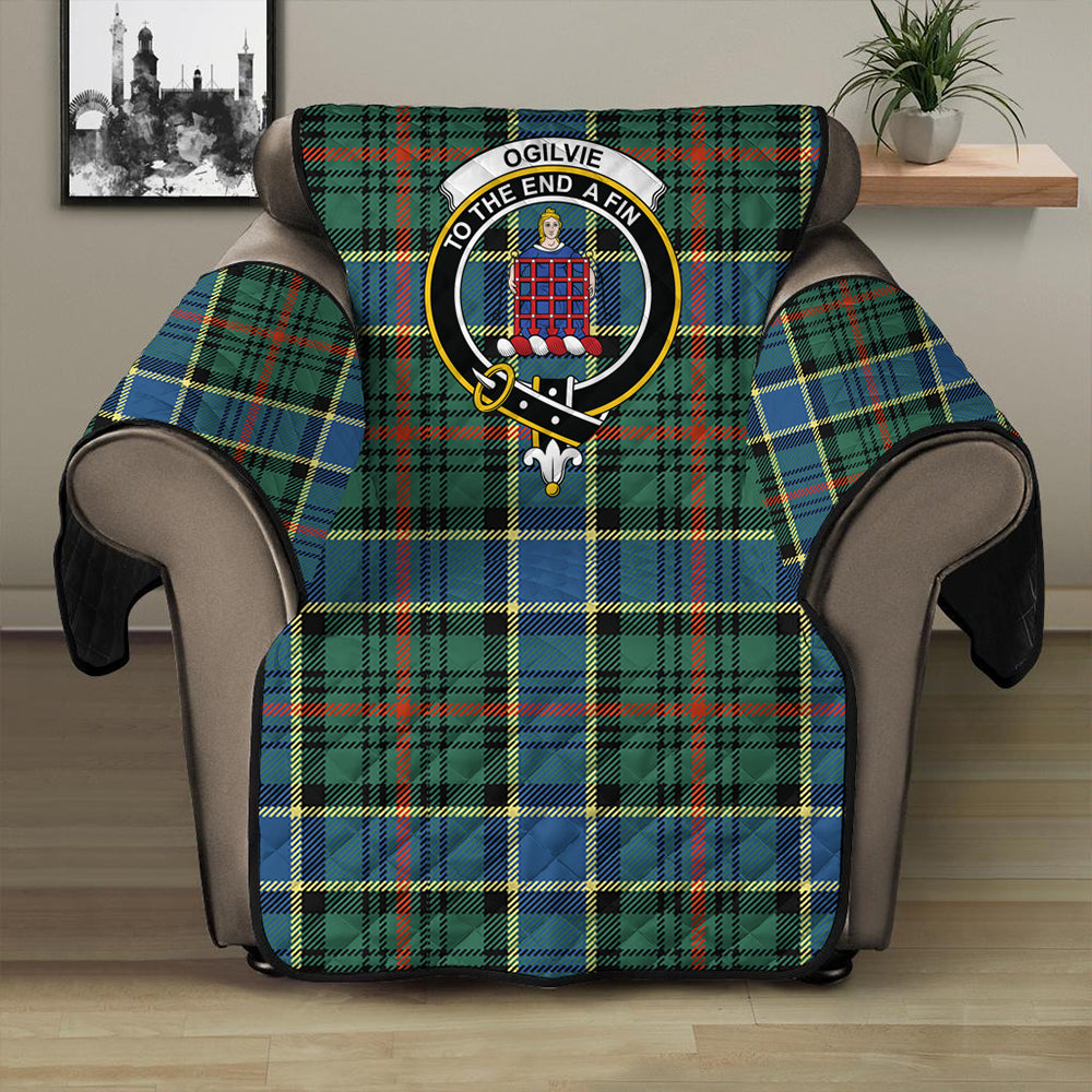 Ogilvie Hunting Modern Tartan Crest Sofa Protector