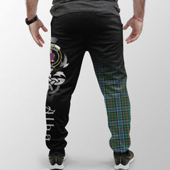 Ogilvie Hunting Ancient Tartan Crest Jogger Sweatpants - Alba Celtic Style