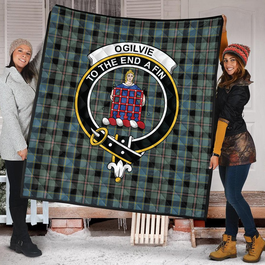 Ogilvie (Ogilvy) Hunting Tartan Quilt