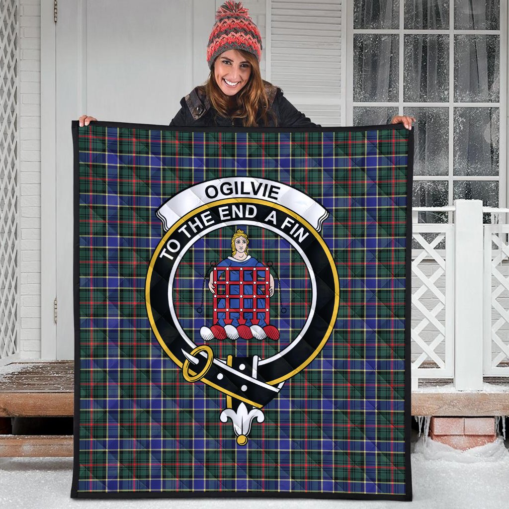 Ogilvie (Ogilvy) Hunting Modern Tartan Quilt