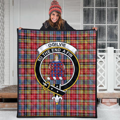 Ogilvie (Ogilvy) of Airlie Ancient Tartan Quilt