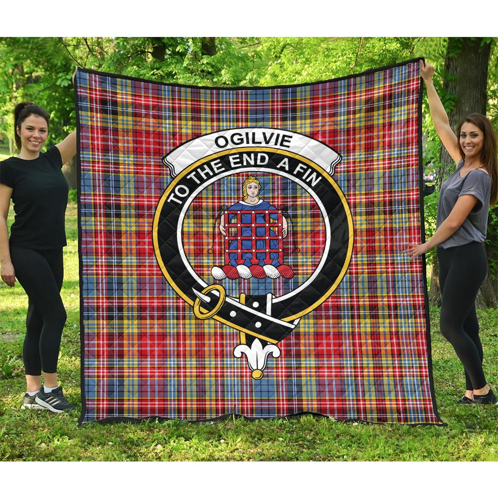Ogilvie (Ogilvy) of Airlie Ancient Tartan Quilt