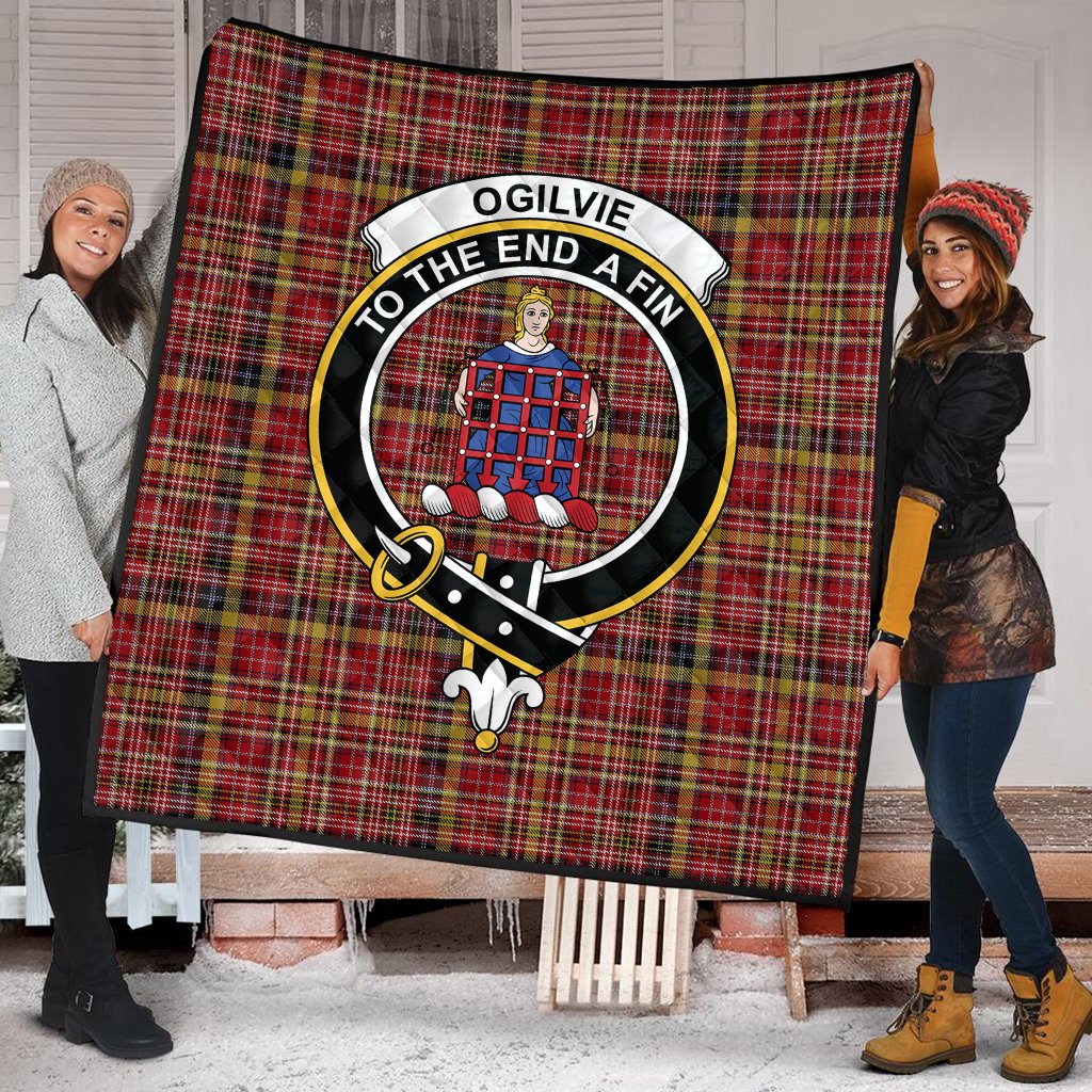 Ogilvie (Ogilvy) of Strathallan Tartan Quilt