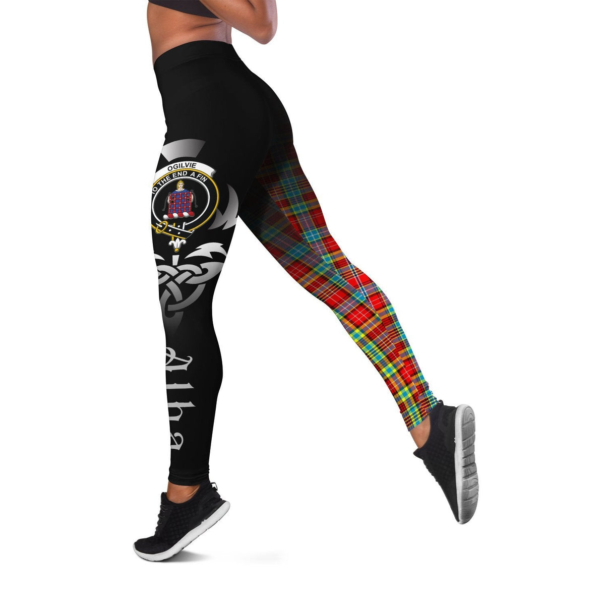 Ogilvie Hunting Modern Tartan Leggings - Alba Celtic Style