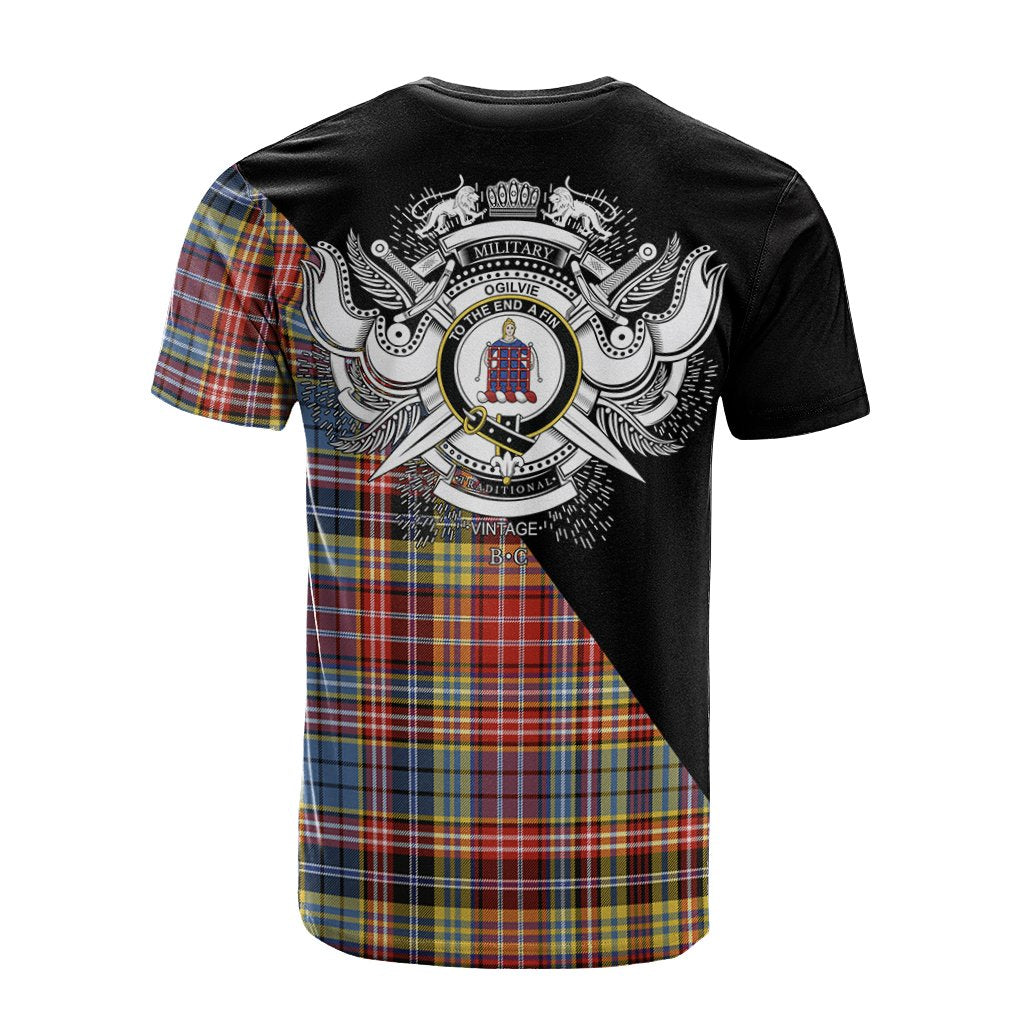 Ogilvie of Airlie Ancient Tartan - Military T-Shirt