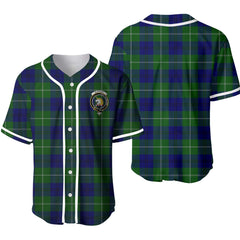 Oliphant Tartan Unisex Baseball Jersey