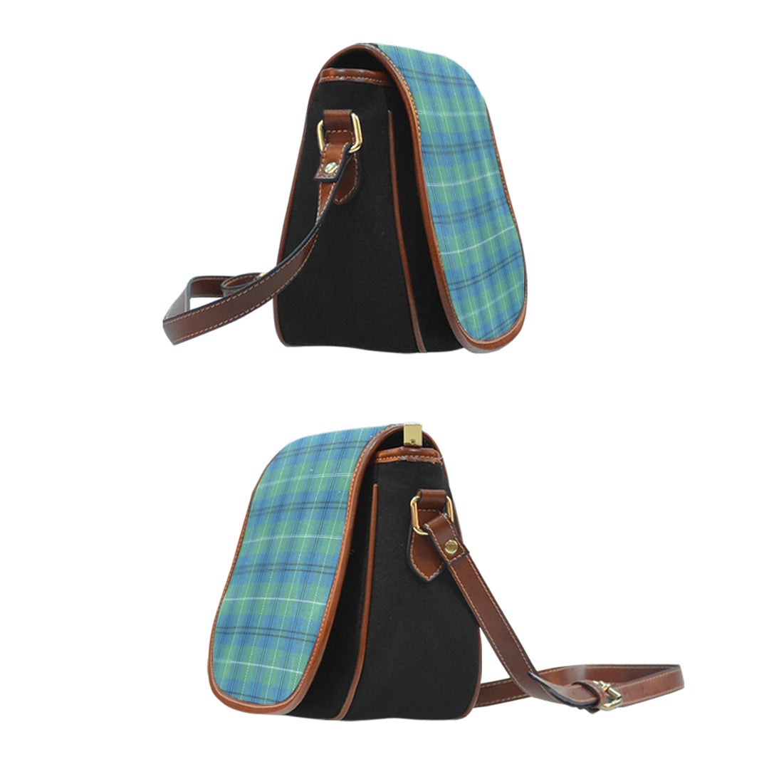 Oliphant Ancient Tartan Saddle Handbags