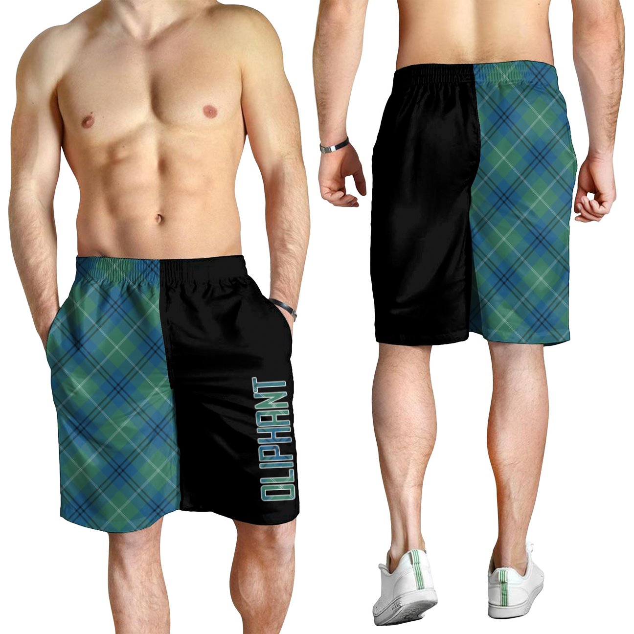 Oliphant Ancient Tartan Crest Men's Short - Cross Style