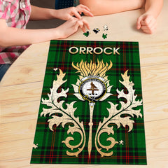 Orrock Tartan Crest Thistle Jigsaw Puzzles