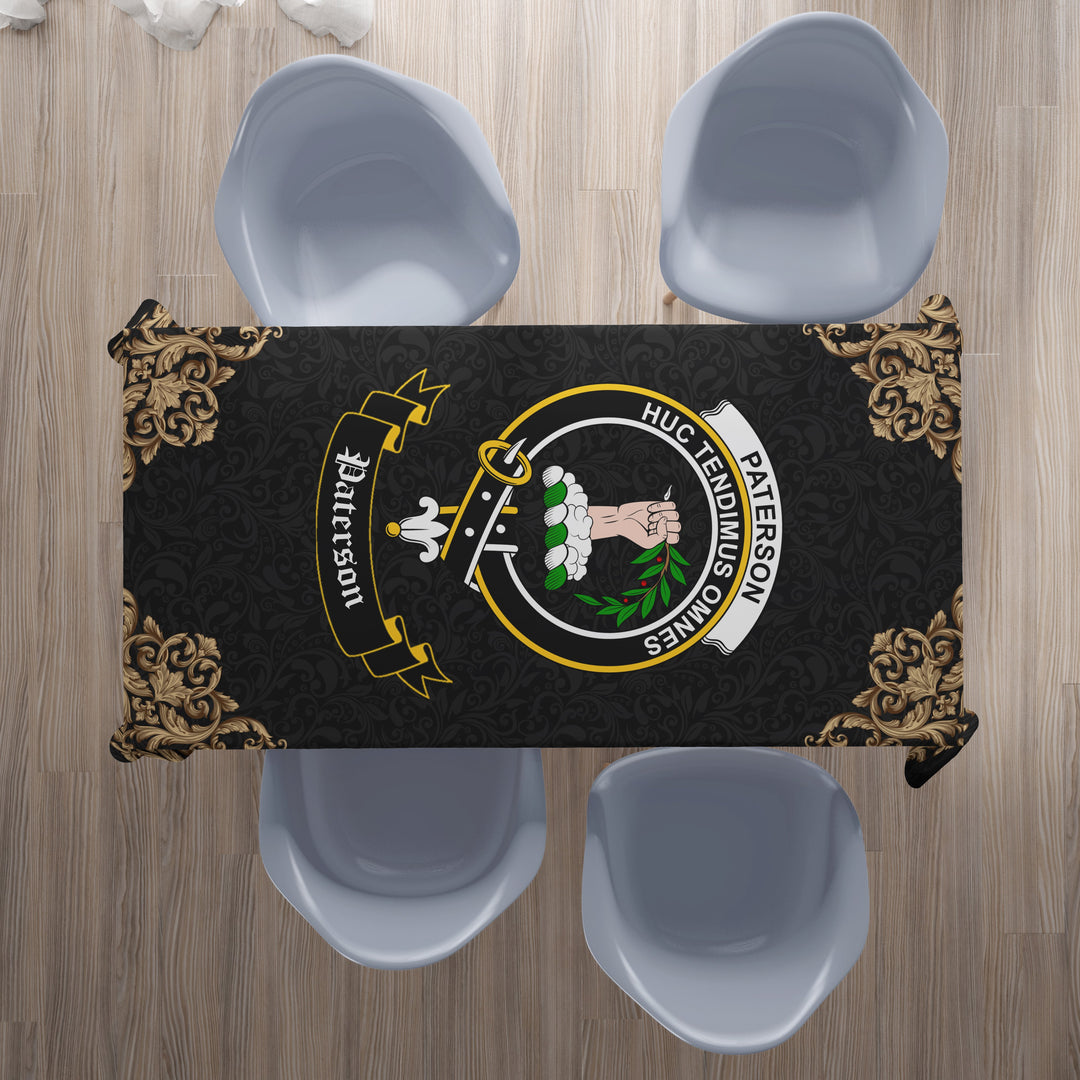 Paterson Crest Tablecloth - Black Style