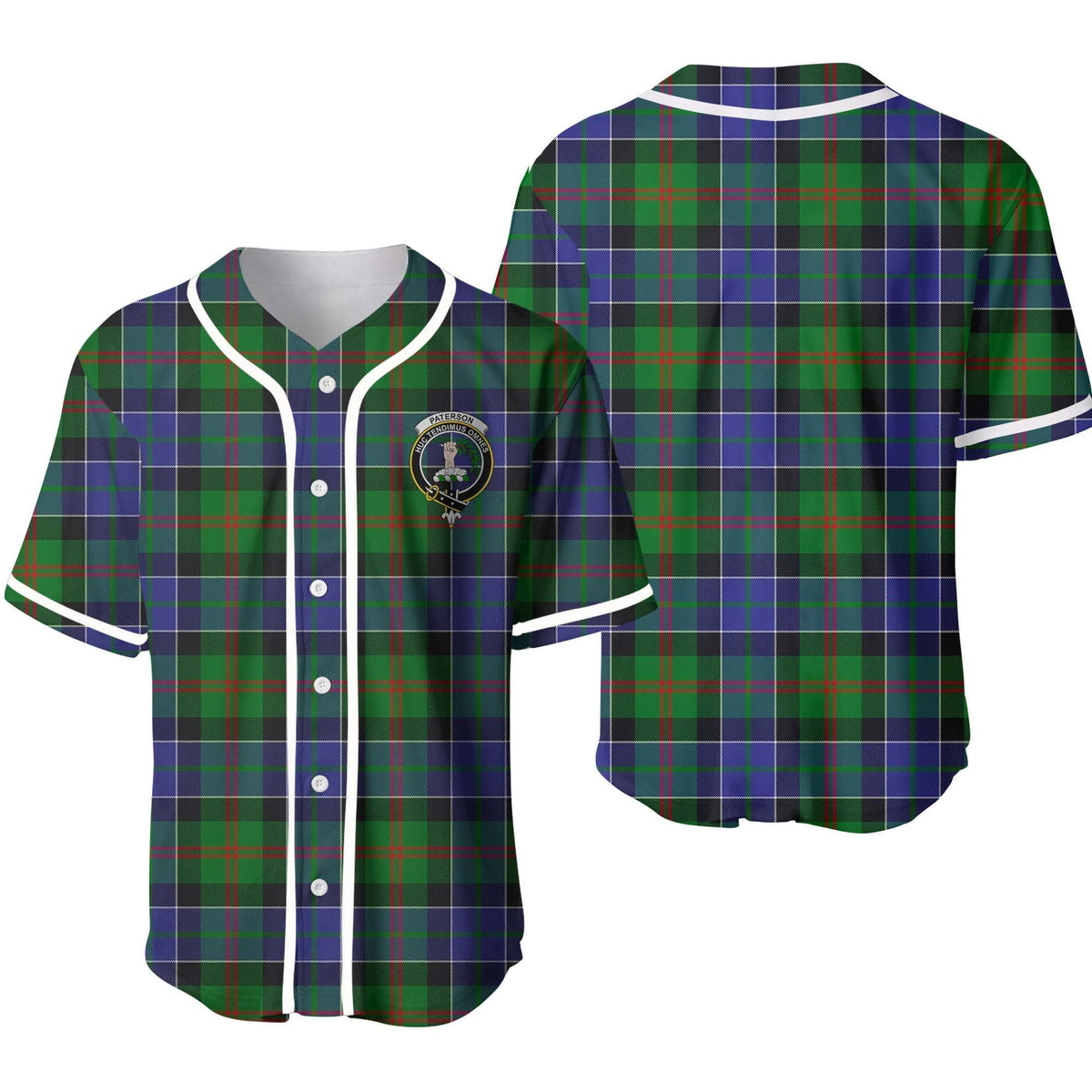 Paterson Tartan Unisex Baseball Jersey