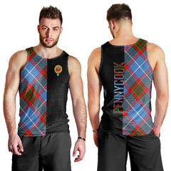 Pennycook Tartan Crest Men's Tank Top - Cross Style