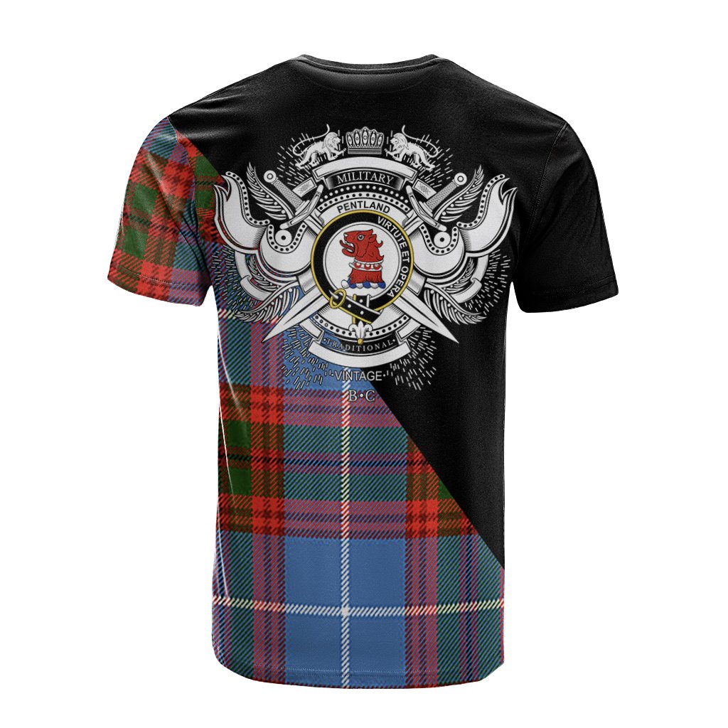 Pentland Tartan - Military T-Shirt