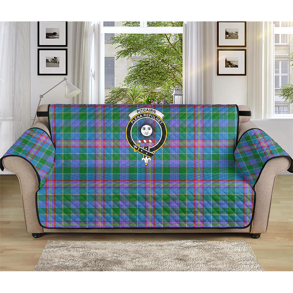 Pitcairn Hunting Tartan Crest Sofa Protector