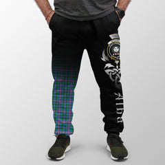 Pitcairn Hunting Tartan Crest Jogger Sweatpants - Alba Celtic Style