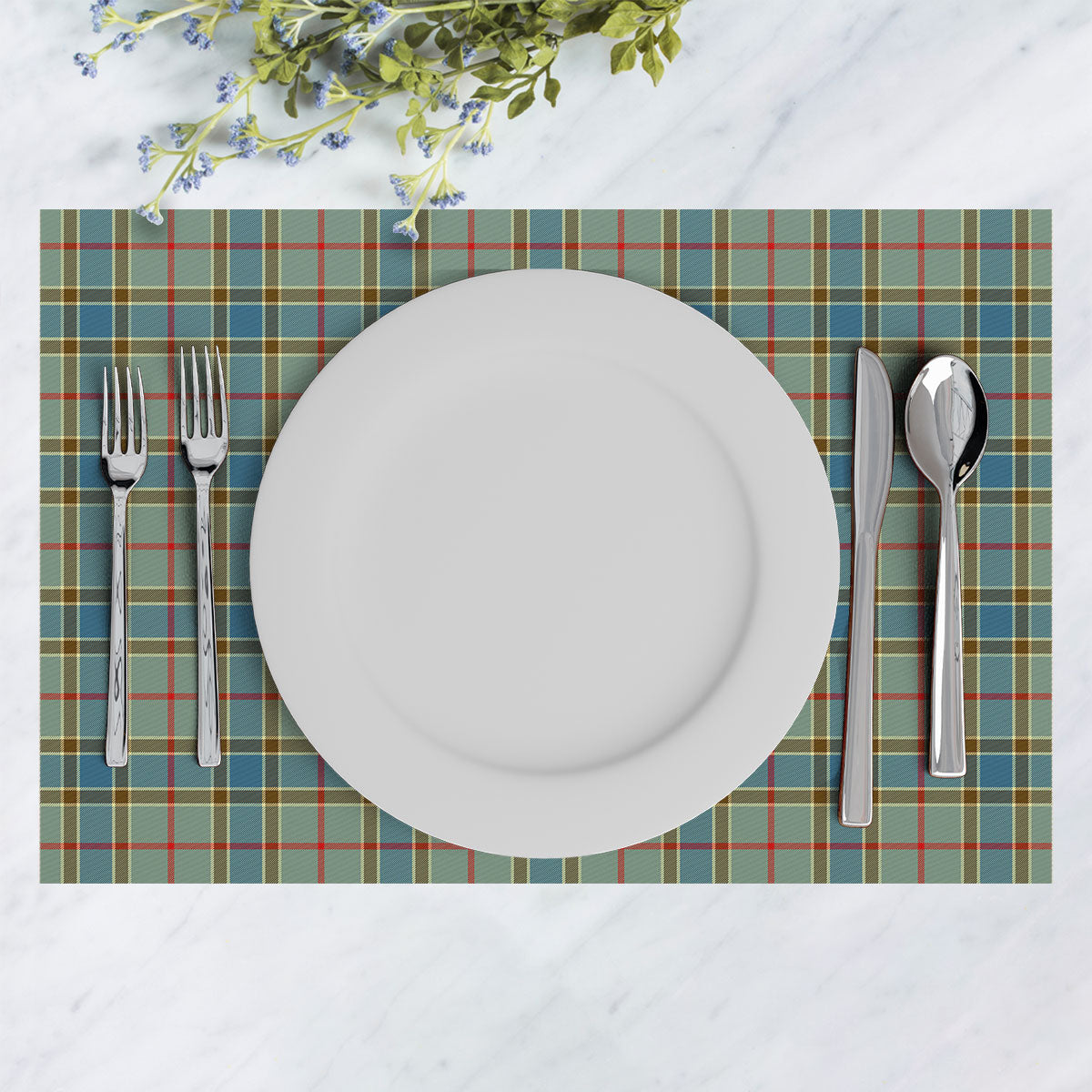 Balfour Blue Tartan Placemat