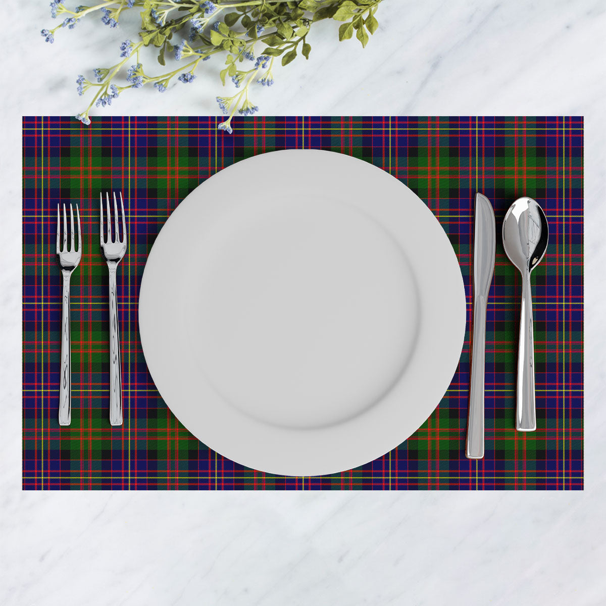 Cameron of Erracht Modern Tartan Placemat