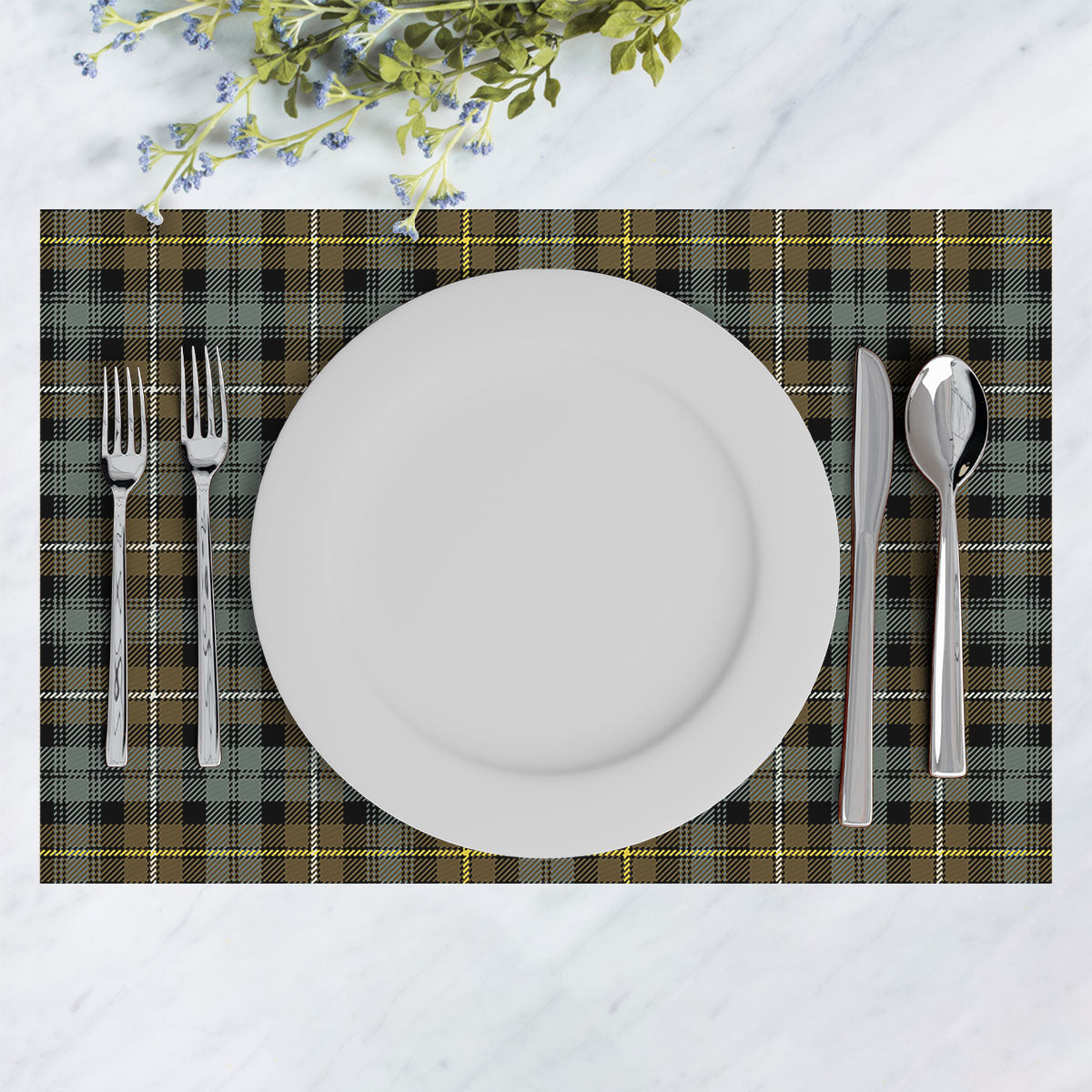 Campbell Argyll Weathered Tartan Placemat