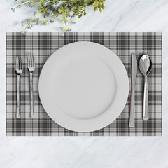 Douglas Grey Modern Tartan Placemat