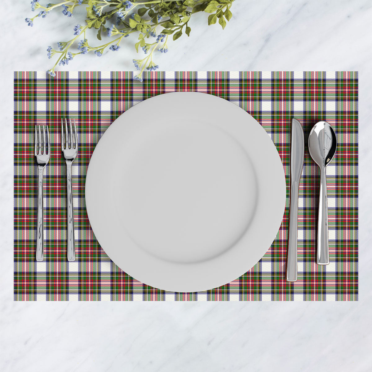 Stewart Dress Modern Tartan Placemat