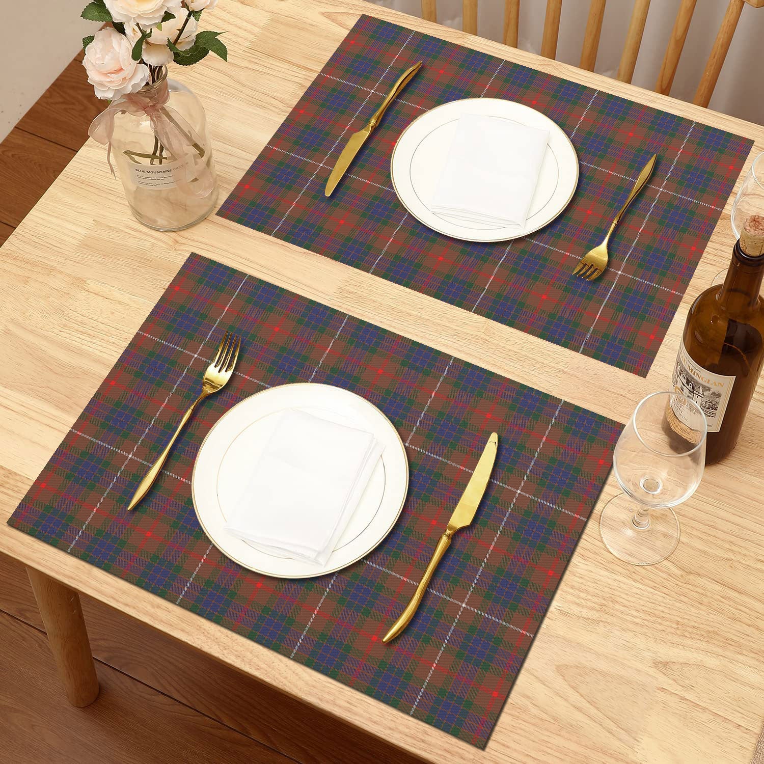 Fraser (of Lovat) Hunting Modern Tartan Placemat