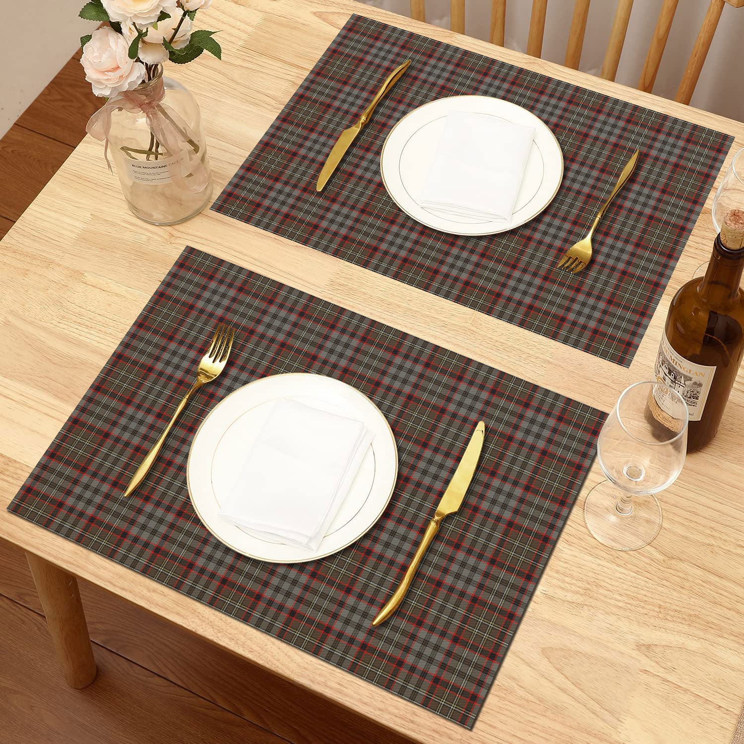 Nicolson Hunting Weathered Tartan Placemat