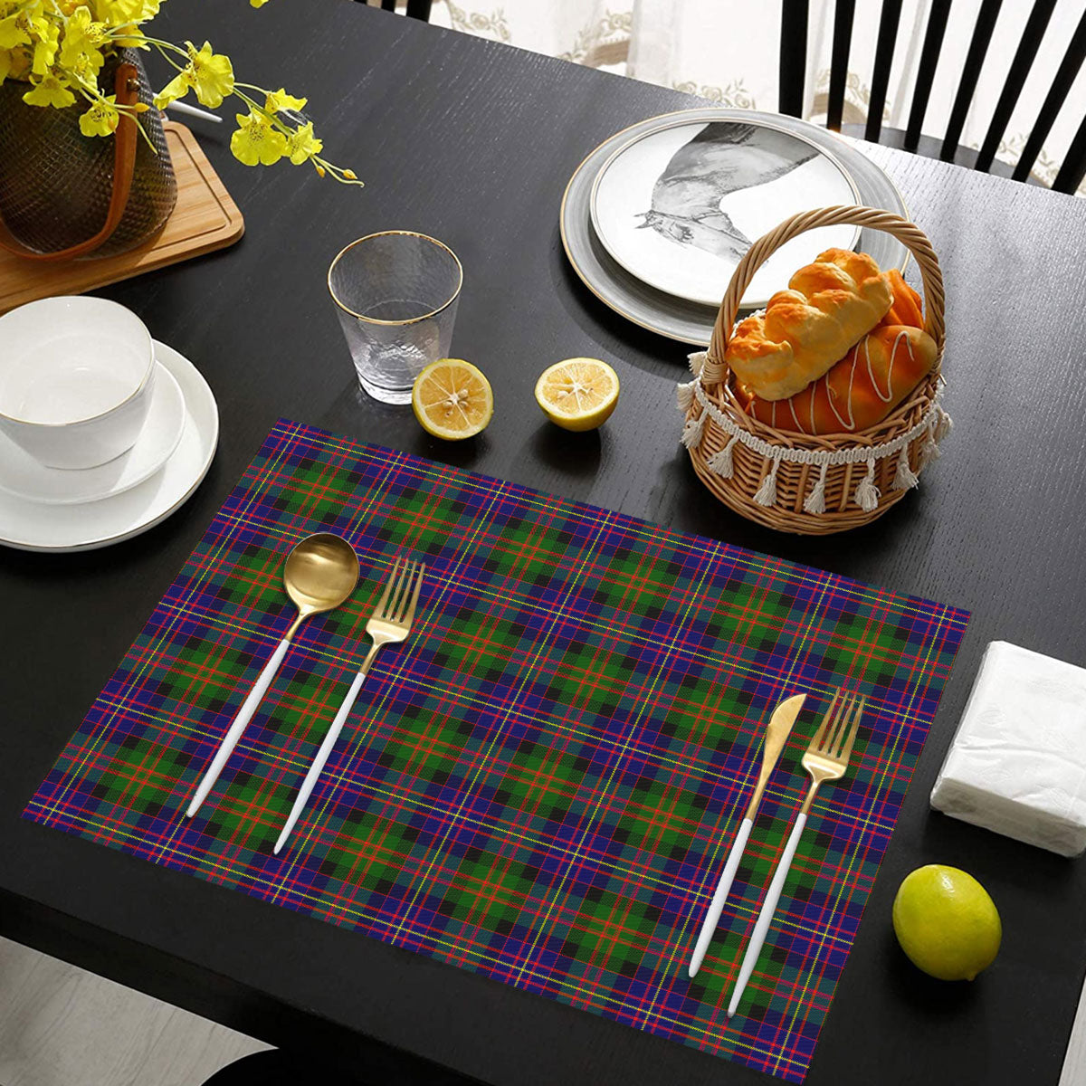 Cameron of Erracht Modern Tartan Placemat