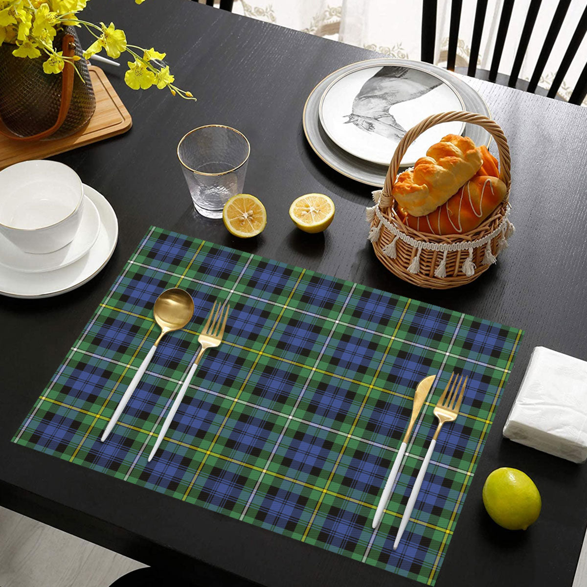 Campbell Argyll Ancient Tartan Placemat