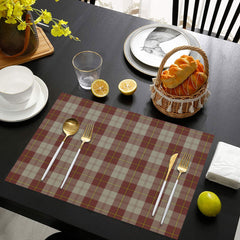 Cunningham Burgundy Dancers Tartan Placemat