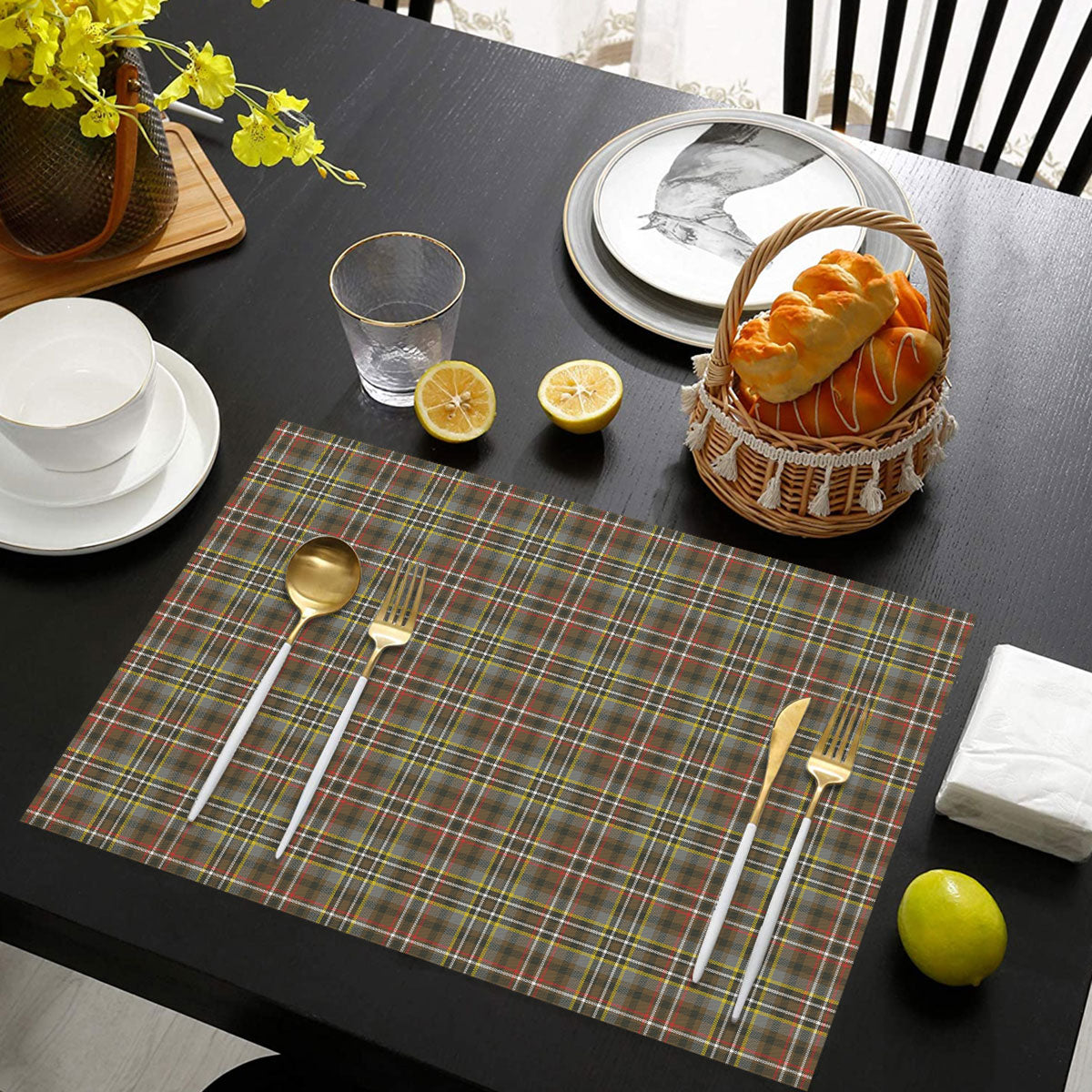 Scott Green Weathered Tartan Placemat