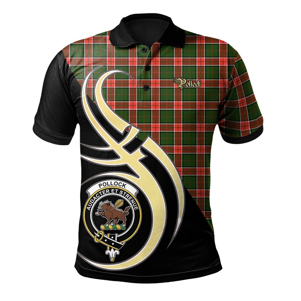 Pollock Modern Tartan Polo Shirt - Believe In Me Style