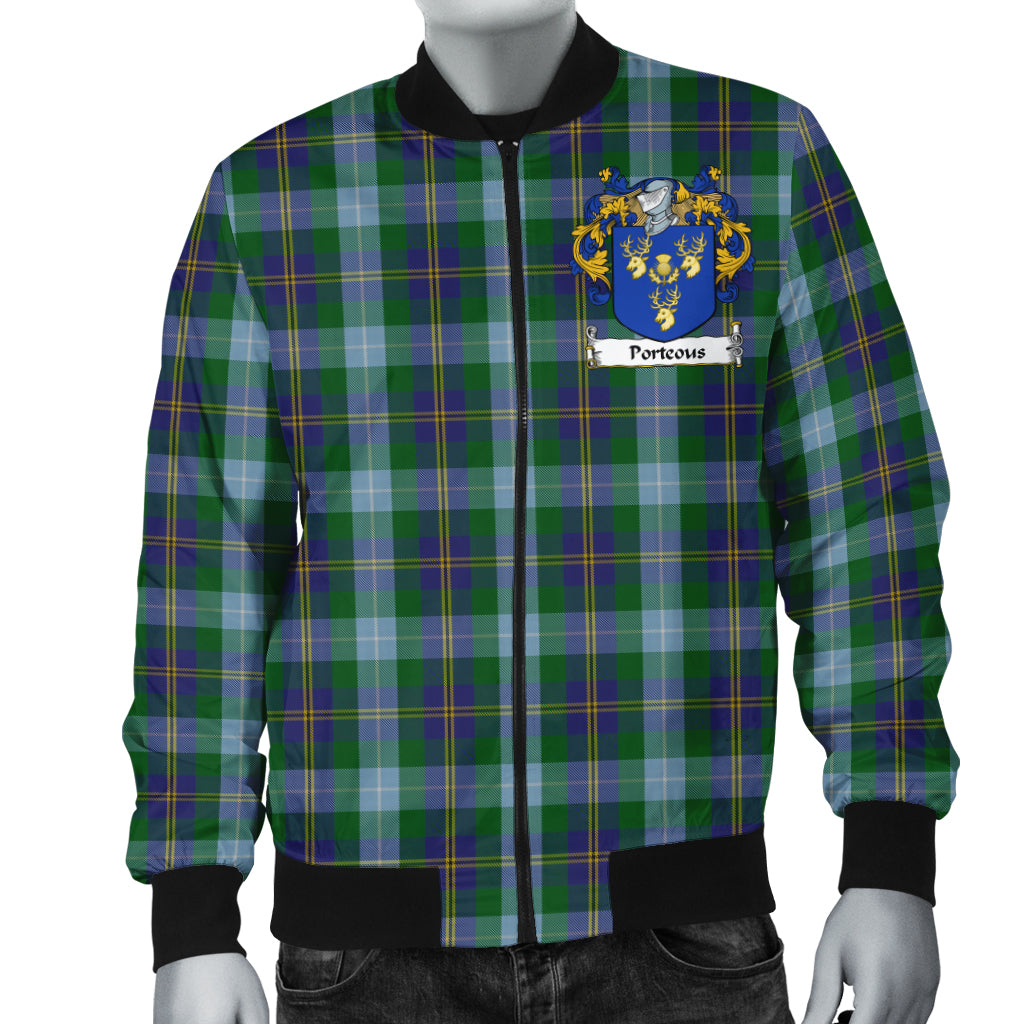 Porteous Tartan Crest Bomber Jacket