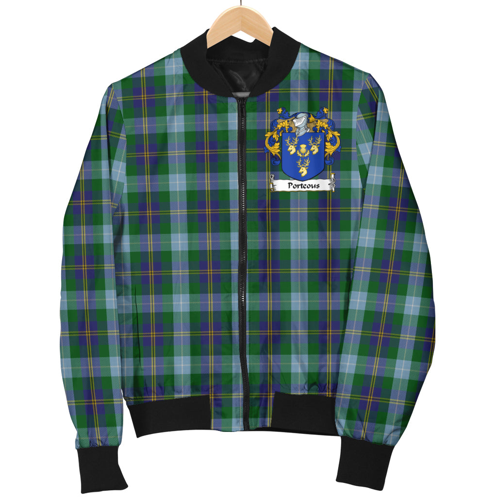 Porteous Tartan Crest Bomber Jacket