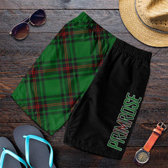 Primrose Tartan Crest Men's Short - Cross Style