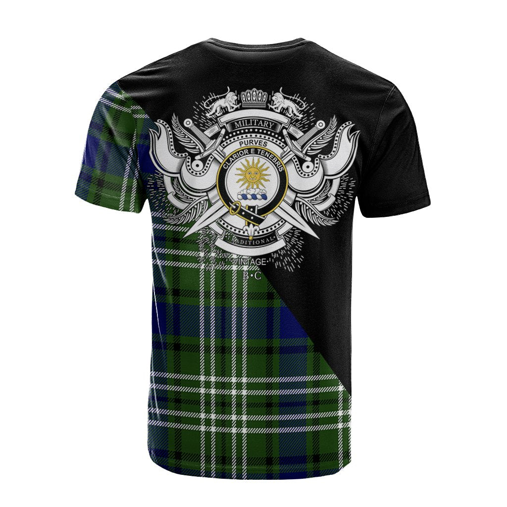 Purves Tartan - Military T-Shirt