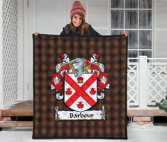 Barbour Family Tartan Crest Quilt