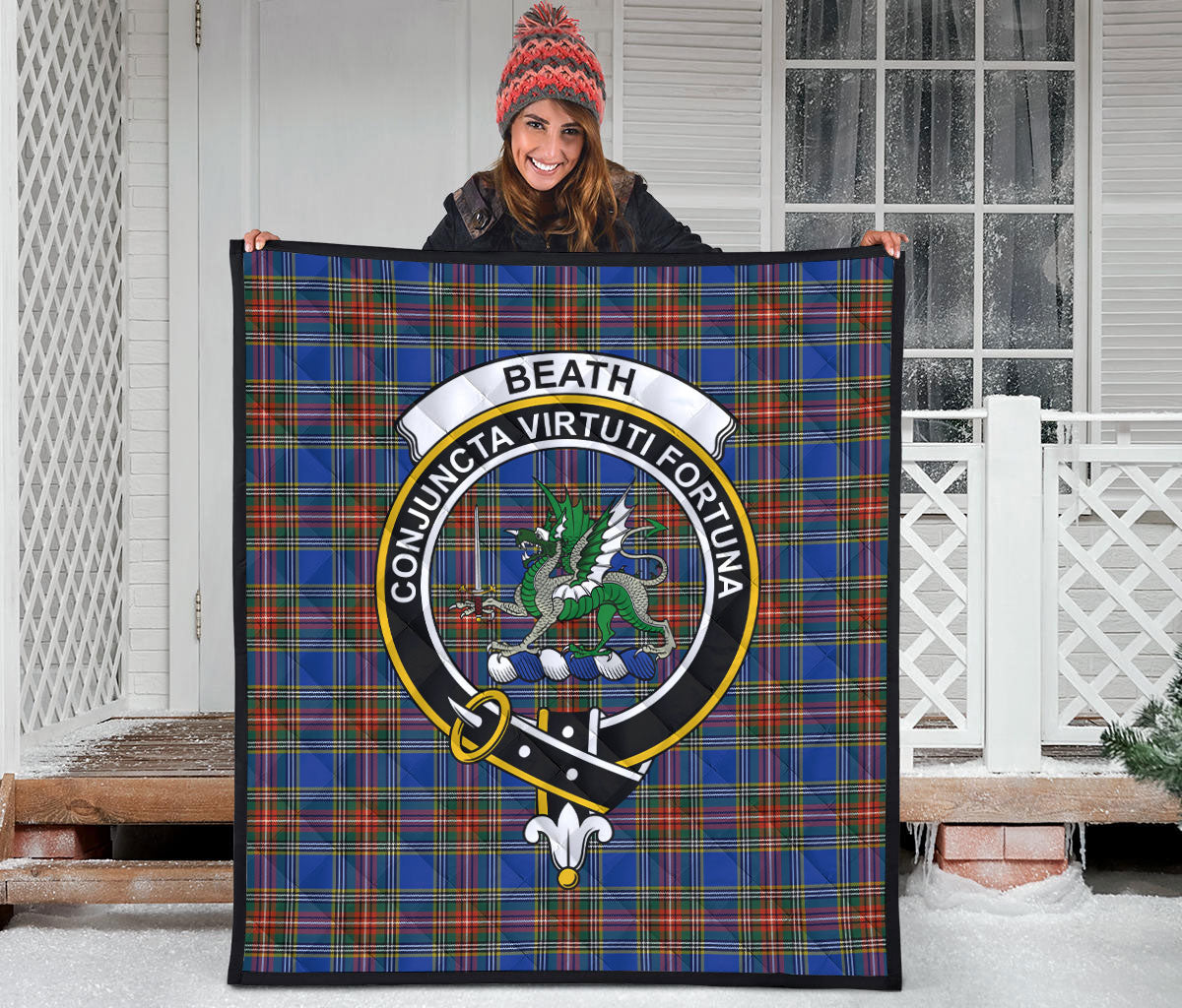 Beath Ancient Tartan Crest Quilt