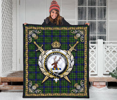 Rollo Modern Tartan Crest Premium Quilt - Celtic Thistle Style