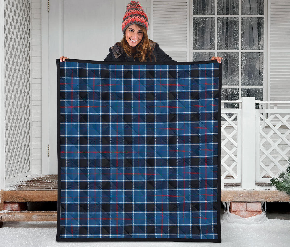 US Navy Tartan Quilt